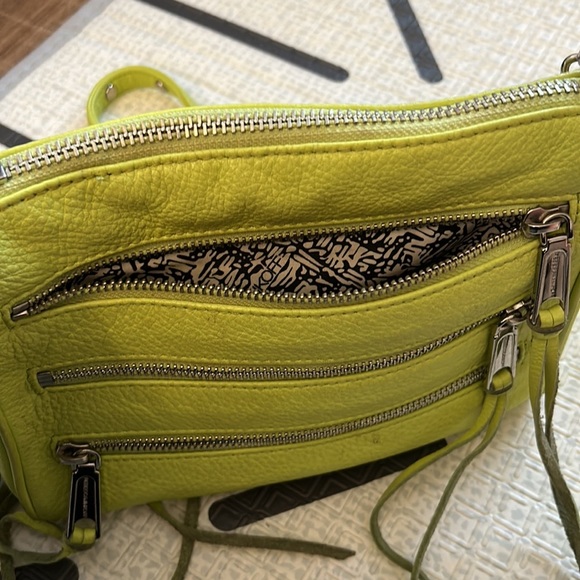 Rebecca Minkoff Lime Crossbody Zipper Bag - Picture 8 of 8